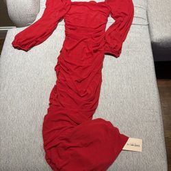 Womens Red Maxi SHEIN Brand Dress Size Small New With Tags 