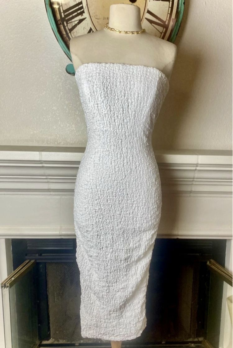 Klesis Bodycon White Dress