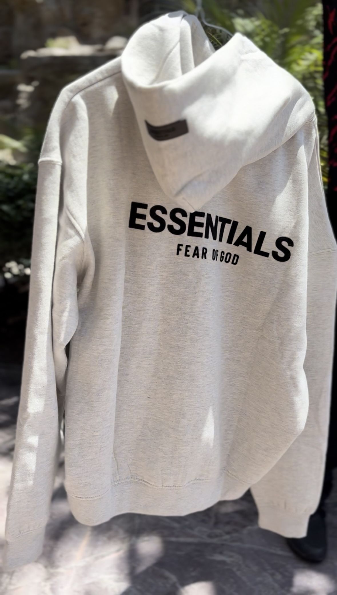Essentials Hoodie – Light Oat – Medium And Small – Clean Look
