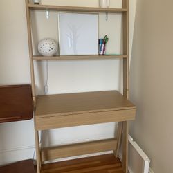 leaning desk with drawer