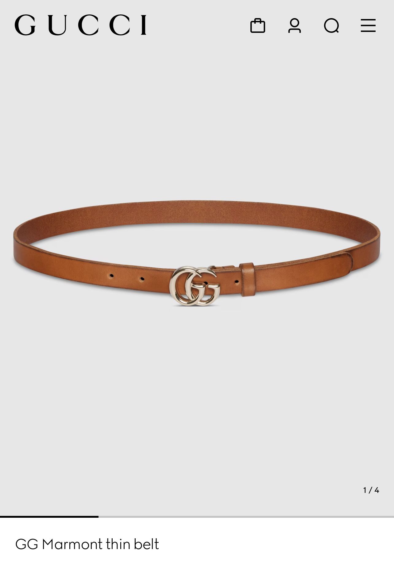 Gucci Belt Women’s Size 90