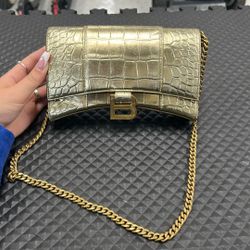 Balenciaga Hourglass Metallic 