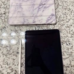 iPad Air + Apple Pencil + Case 