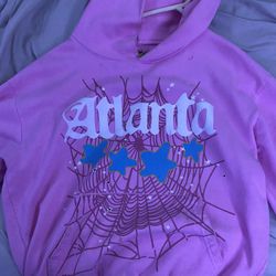 Sp5der Atlanta Hoodie Pink 