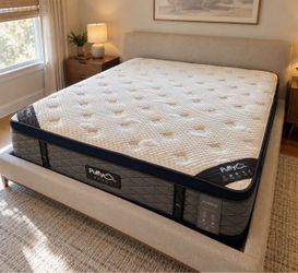 Puffy Royal Hybrid Cal King Mattress - Like New Condition