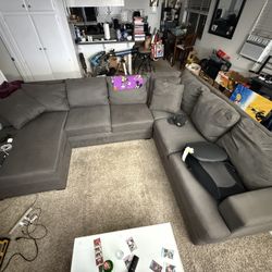 U Shape Couch With Chaise - Living Spaces $300 