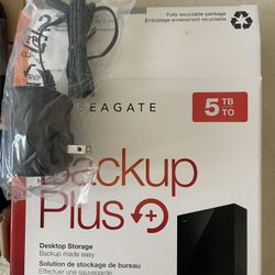 Seagate 5TB  backup Plus