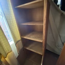 Wood Shelves Cabinet 