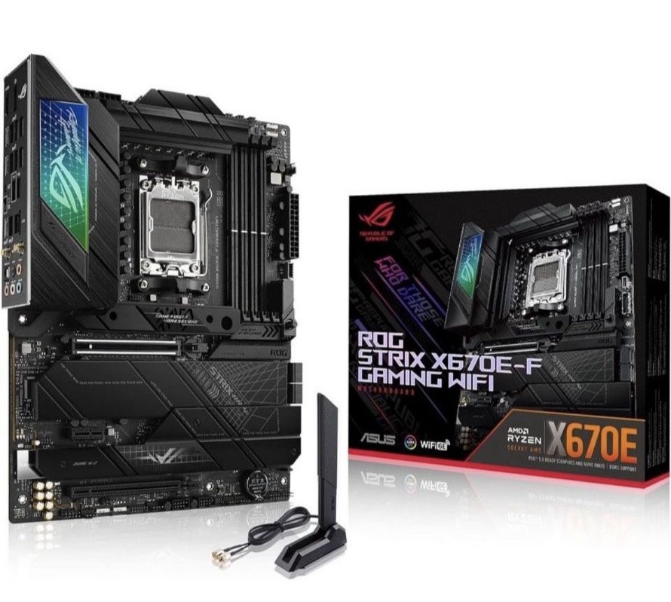 Brand New ASUS ROG STRIX X670E-F GAMING WIFI AMD X670 Socket AM5 ATX