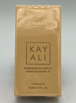 Huda Beauty Kayali Marrakesh In A Bottle Orange Blossom 24 1.7 oz New Sealed Box