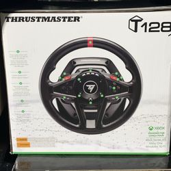 New Sealed Thrustmaster Steering Wheel W/Pedals