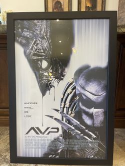 Predator Vs Alien Framed Movie Poster