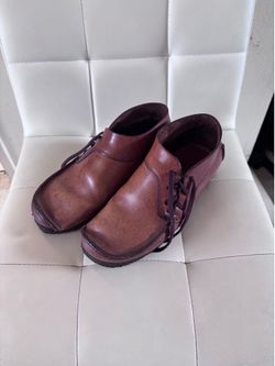 Birkenstock Footprints Leather Chukka Shoes Brown – Men’s 8