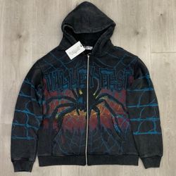 Vale Spider Hoodie Zip Up Jacket
