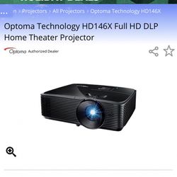 Optoma Hdx164x Full HD DLP Home Theater Projector