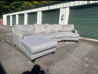 Gray Ashley sectional couch