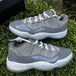 Size 8.5 - Jordan 11 Retro Low Cool Grey 2018 #2