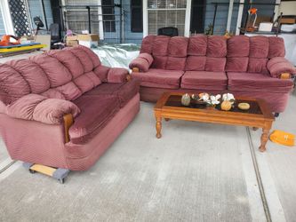 Sofa and loveseat