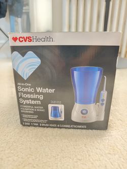 CVS Health All-in-One Sonic Water Flossing System