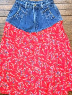 Vintage Rocky Mountain Praire Skirt
