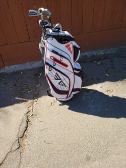 Golf Bag CART BAG Nice white bag