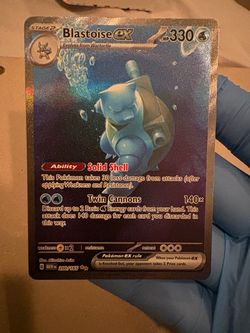 Blastiose Ex Illustration Rare Pokemon TCG Scarlet & Violet 151