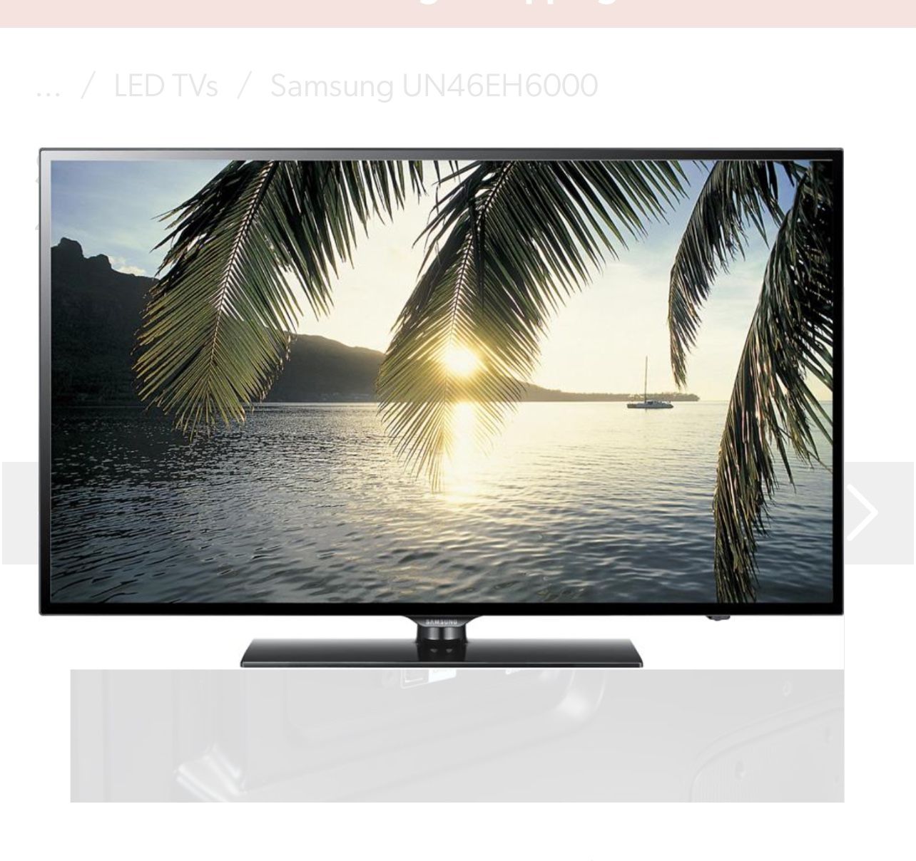 Samsung LED 46 Gamer TV