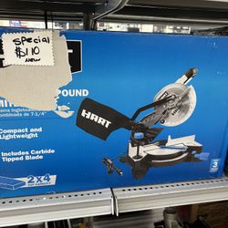 HART 7-1/4 COMPOUND MITER SAW NEW