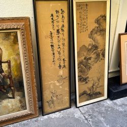 Antique Korean Script Painting