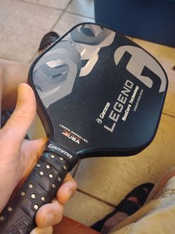GAMMA premium pickleball paddle and BOLLE Venom sunglasses