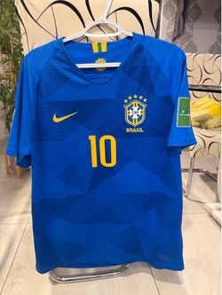 Brazil 2018 World Cup 2018 (away) Jersey Neymar Jr. #10 size LARGE