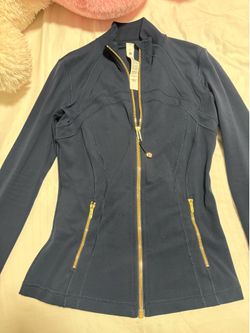 Lululemon Gold Navy Zipper