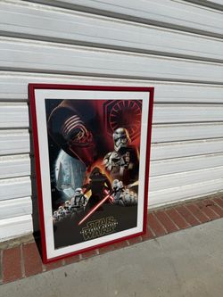 Star Wars The Force Awakens Framed Poster