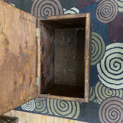 Old Wood Storage Box/ Chest