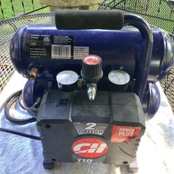 Campbell Hausfeld Air Compressor 2 Gallon Tank Max 100 PSI
