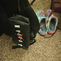 Jordan bookbag and pencil case