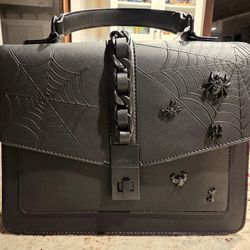 Aldo Black Spider Halloween Purse