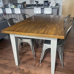 Dining Table - Wood on top