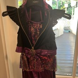 Girls Costume Festive Sequin Dress with Tulle Skirt