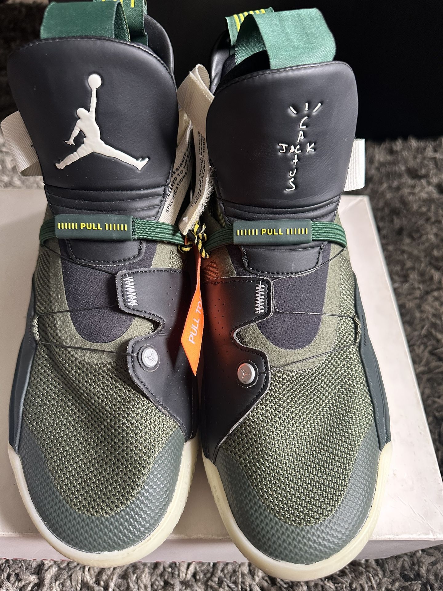 Travis Scott x Air Jordan 33 NRG 'Army Olive' (2019) size