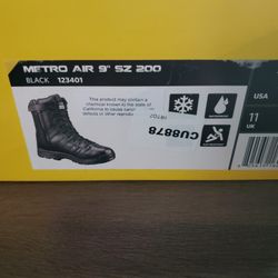 New Swat Black Boots, Each Pr, Size 12