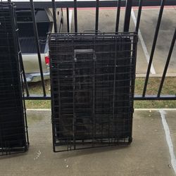 Double Door Collapsible Dog Crate [Small]