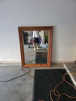Wood Mirror
