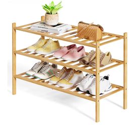 Bamboo Shoe Rack