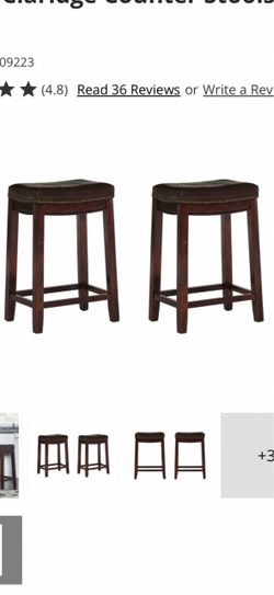 Two counter height Ashley barstools Two counter height Ashley barstools