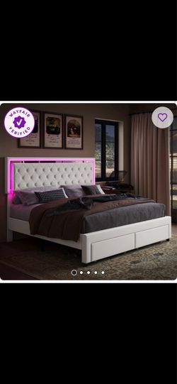 White Bed Frame (New)