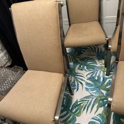 4 Dining Chairs & Table Base 