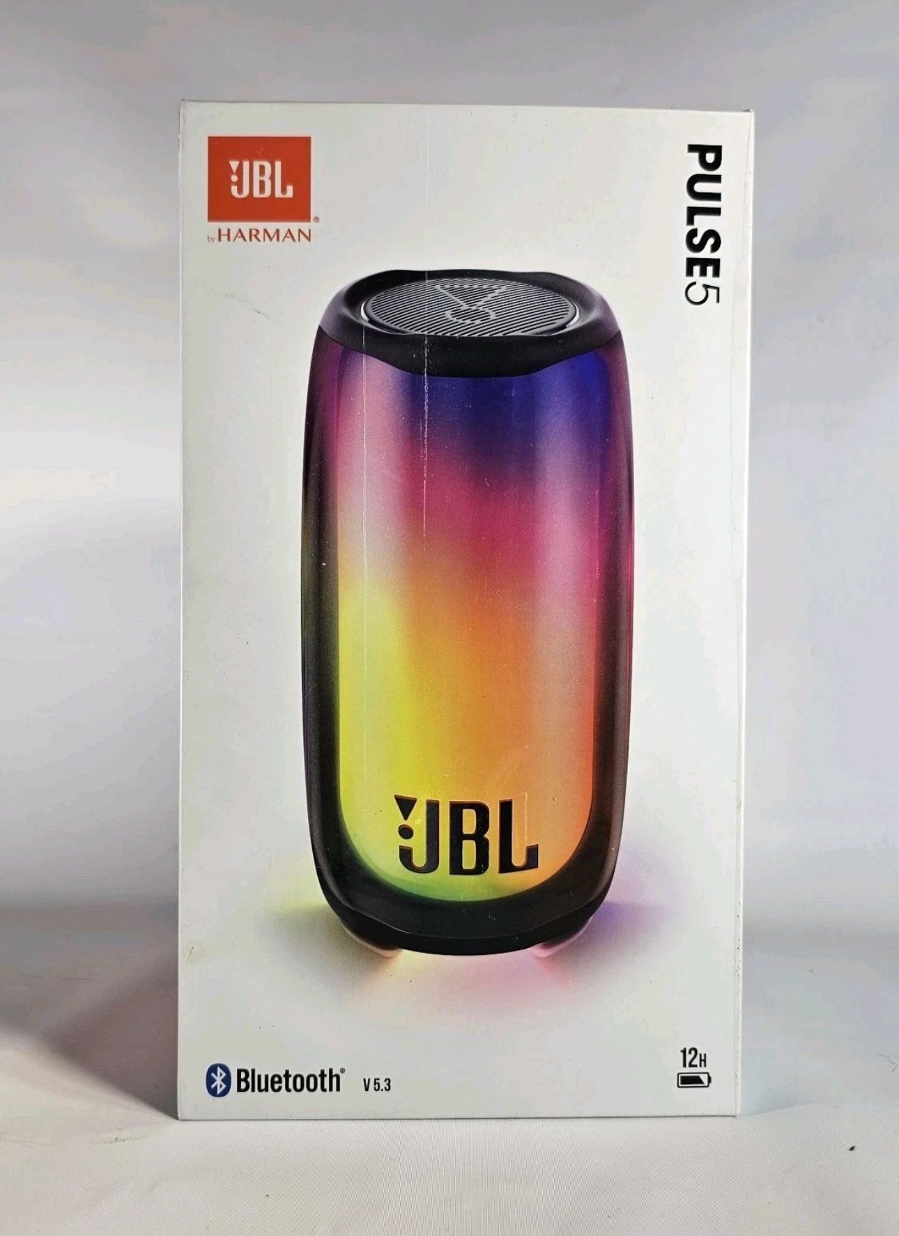 JBL Pulse 5 Portable Bluetooth Speaker with Light Show - Black - Brand New