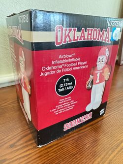 Oklahoma Sooner Football Yard Inflatable