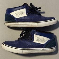 Vans Half Cab Pro White Label Blue 2010 Used 
